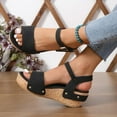 thumbnail image 7 of HBYJLZYG Summer Womens Platform Sandals, Casual Open Toe Wedge Sandals For Summer Walking, 7 of 7