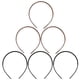 thumbnail image 2 of 6 piezas hebilla sección diadema dientes de plástico diadema aro niñas accesorios para el cabello, 2 of 5