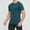 Green, variant on Men Summer Shirts Short Sleeve Elastic Stretch Fit Round Neck Polyester Spandex Top for Casual Daily Wear Exercise Fitness Wine XL