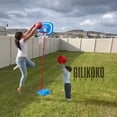 thumbnail image 6 of GILIKOKO Adjustable Kids Toy Sports Equipment with Basketball Hoop, Multicolor, 6 of 7