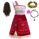 thumbnail image 5 of Baby Girls Casual Dress Ocean Adventure Moana 2 Kids Cosplay Fancy Princess Vaiana Halloween Party Costume Summer Clothes Frock, 5 of 5
