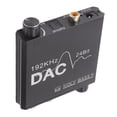 thumbnail image 2 of Optical To  Sound Converter, Aluminum Alloy Digital To Analog Sound Converter 192KHz Easy Installation With Cable For Players For Home Theater Systems, 2 of 8