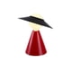 thumbnail image 1 of Lámpara de mesa sencilla, lámpara de noche, lámpara de noche de metal, lámpara de estudio, lámpara de sala de estar, modelo de habitación, lámpara decorativa, rojo, negro, 1 of 6