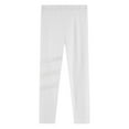 thumbnail image 5 of YEAHDOR Kids Girls Ice Skating Pants Shiny Rhinestones Exercise Training Trousers Acrobatics Leggings White 12, 5 of 7