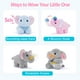 thumbnail image 4 of Elefante de peluche OUOZZZ con 4 elefantes bebés, 4 of 7