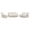 White, variant on Power Reclining Sofa Set White Faux Leather 3-Piece & LED Lights Speaker Wireless Charging