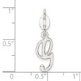 thumbnail image 2 of 925 Sterling Silver Dainty Letter G Initial Name Monogram Necklace Charm Pendant, 2 of 6