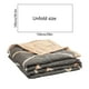 thumbnail image 3 of Edredón de algodón supersuave | Manta térmica de invierno lavada de 400 g | Ropa de cama cálida de 140 x 100 cm | Lavable a máquina | Gris, gris oscuro, blanco y azul, 3 of 6