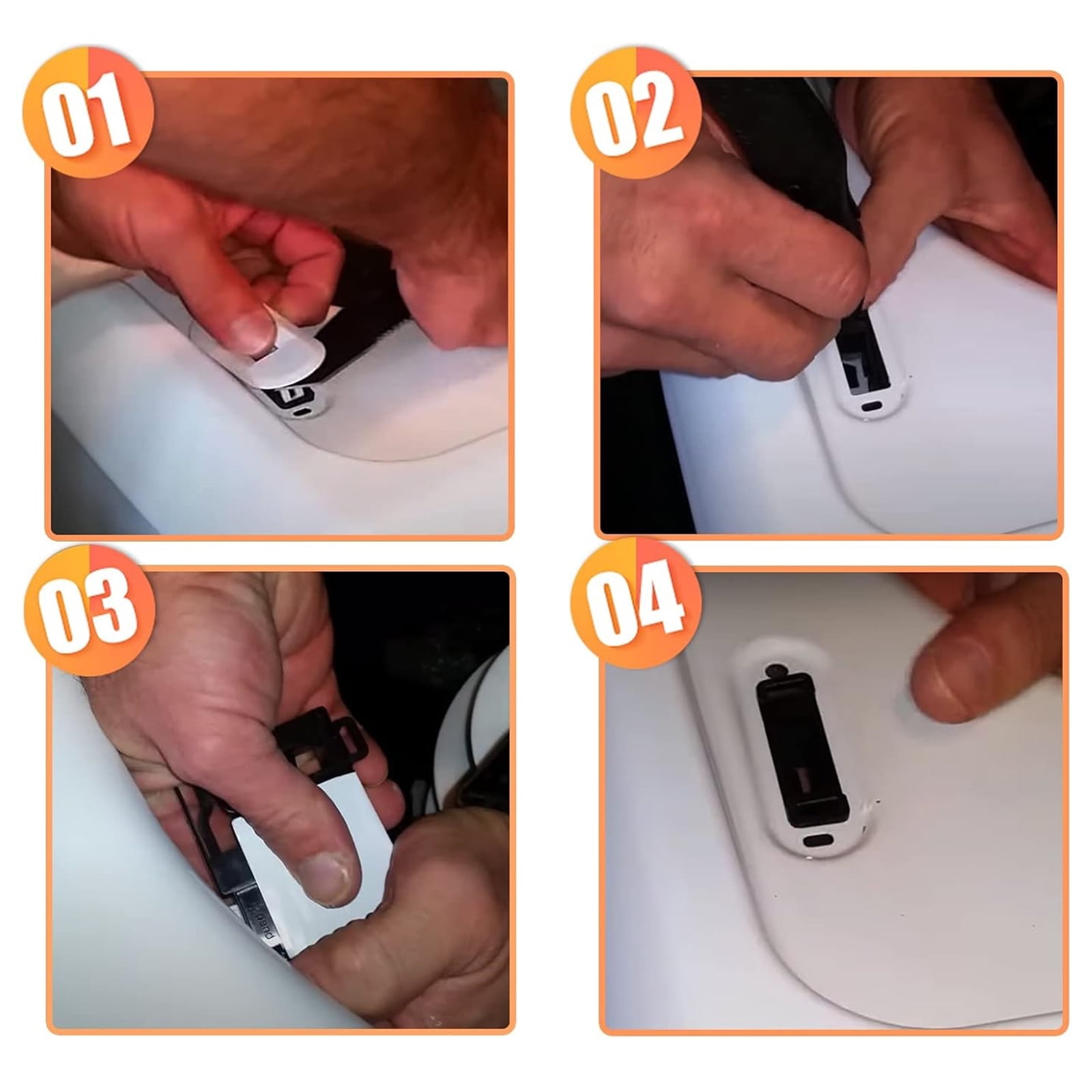 Door Lock Assembly Set Lid Lock Switchs Maintenance Plastic Texture Service Replacement Set WH01X27954 WH01X24381