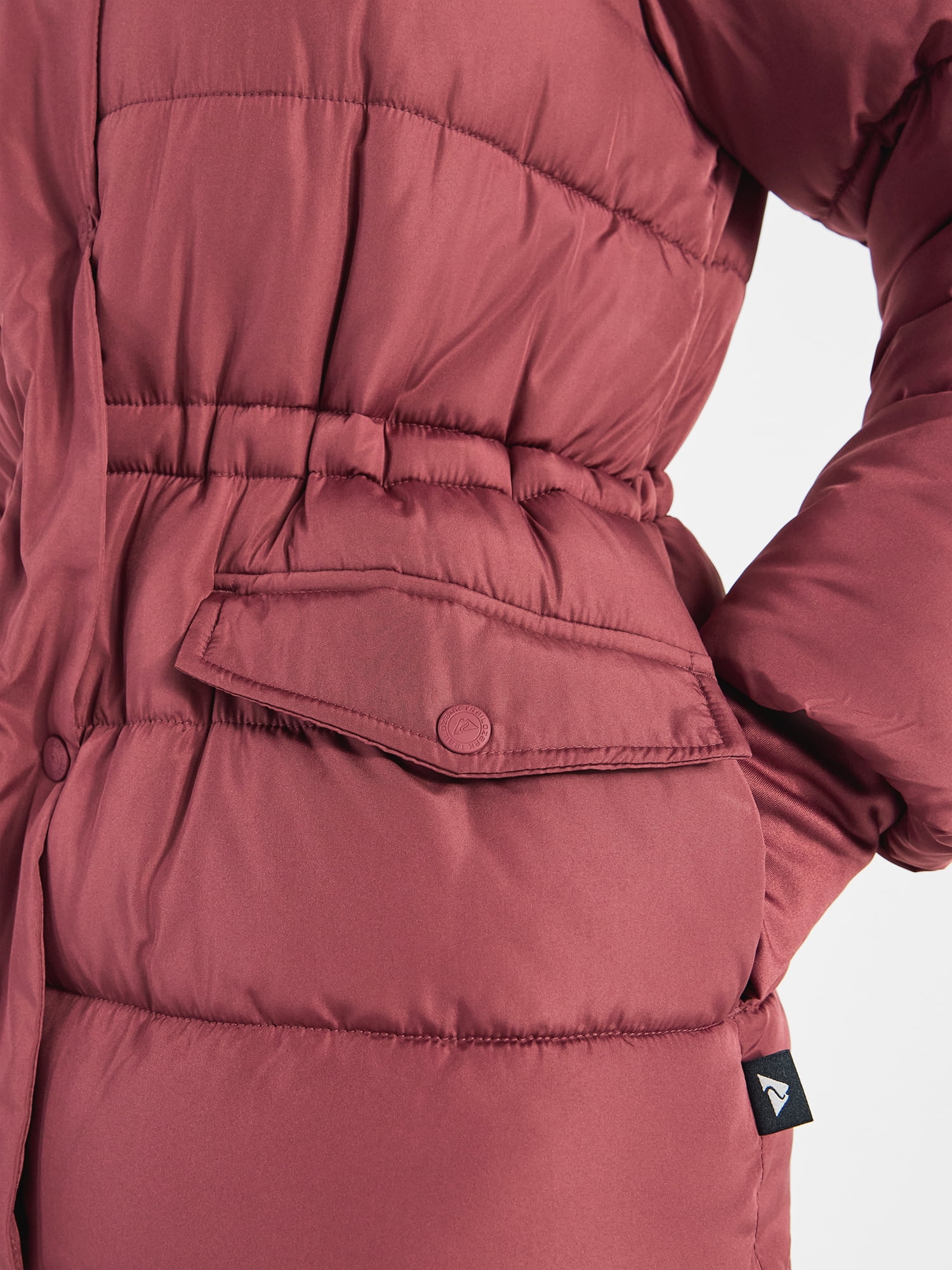 Ozark Trail Women's and Women's Plus Mid Length Puffer Coat, Sizes XS-2X