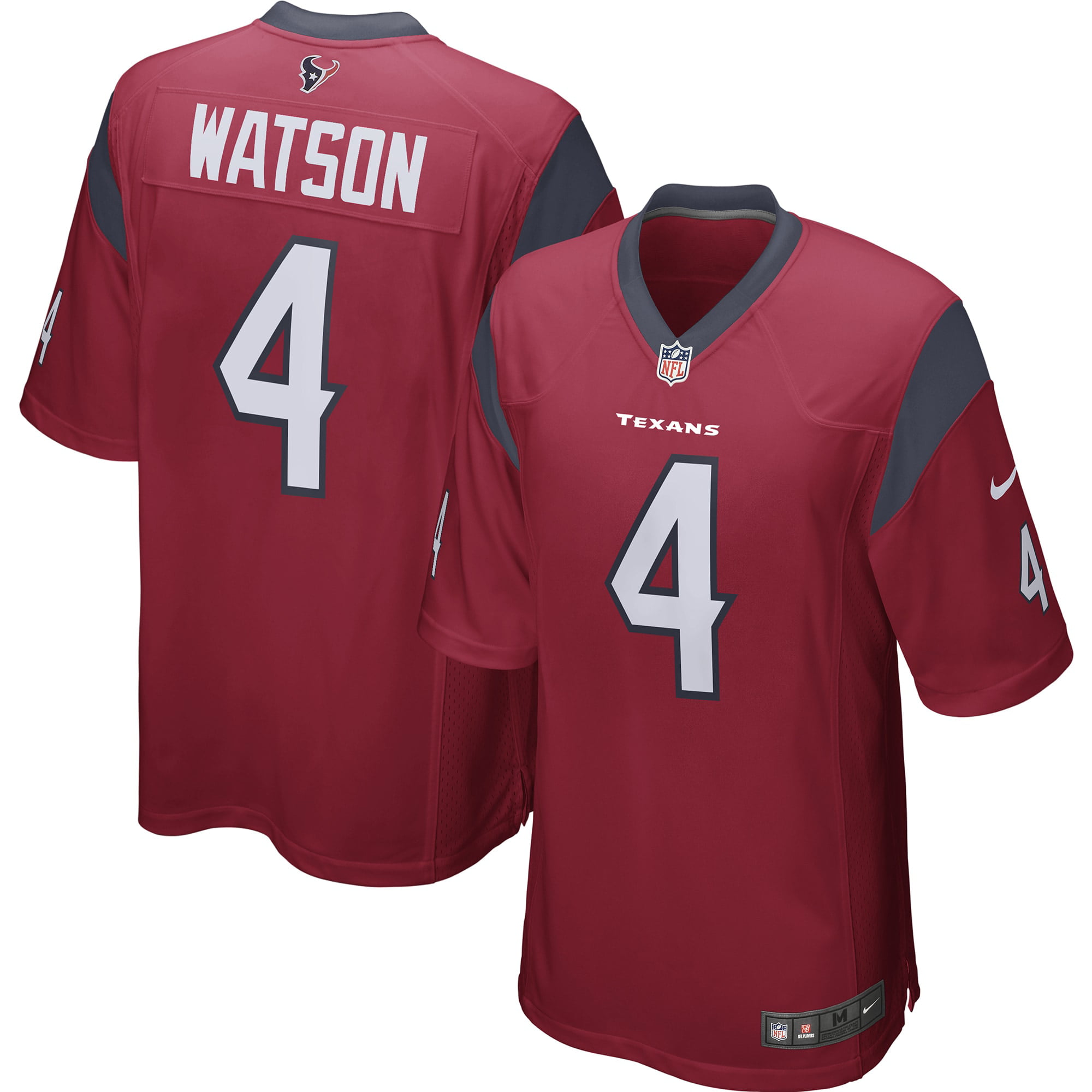 Deshaun Watson Houston Texans Nike Player Game Jersey - Red - Walmart.com
