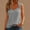 Gray, variant on Workout Tops for Women Spring Summer Hollow Out Sling Slim Daily Activewear Tee