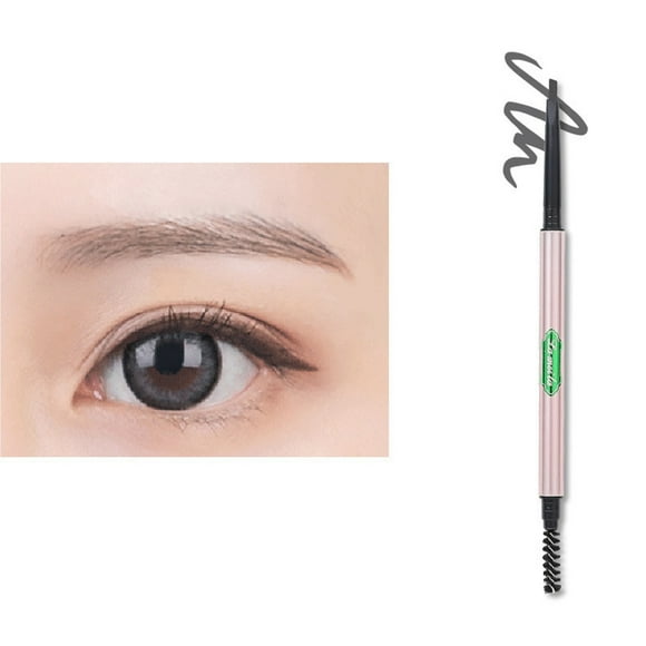 Iumwxz Double-headed Auto-rotating Long-lasting Eyebrow Pencil Super Thin Eyebrow