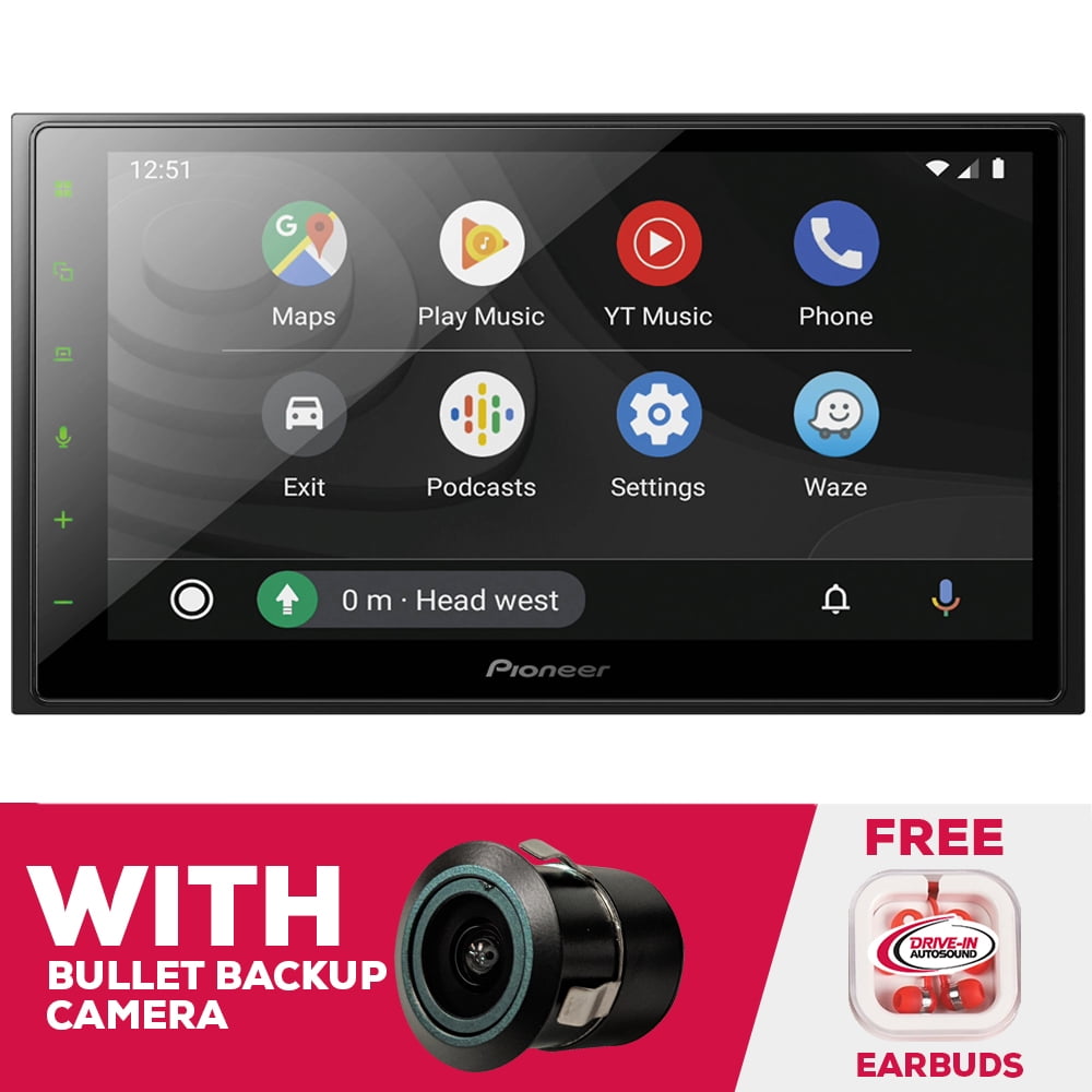 Pioneer DMH2600NEX 6.8" Mechless Digital Media Receiver & Bullet