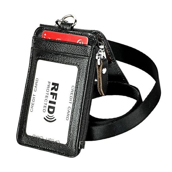 tredstone Porte-Cartes Badge Sac Fournitures de Bureau Conteneur de Cartes Collier Anti-Poussière Portefeuille Transparent Durable Outil de Blocage