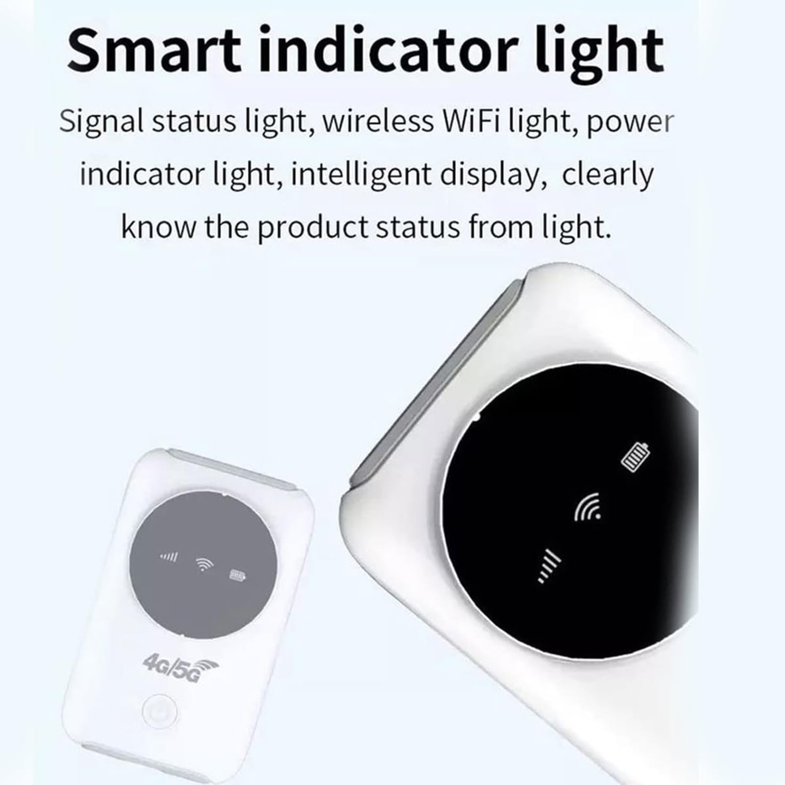 Portable WIFI Router 4G Router Card Inserted, Portable WiFi Router Support 10 Devices Unlimited Internet 150Mbps Pocket Mobile Hotspot Device Mini Wireless Internet Modem for Car Travel