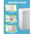 thumbnail image 4 of WANAI 3.5 Cu.ft Chest Freezer Small Deep Freeze with 7 Gears Temp Control Office Dorm Kitchen White, 4 of 10