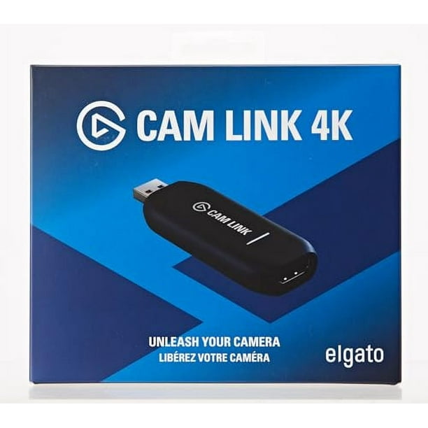 Elgato Cam Link 4K, External Camera Capture Card, Stream and