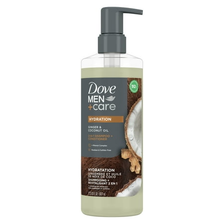 UPC 079400506009 product image for Dove Men+Care 2-in-1 Shampoo + Conditioner for Men Ginger & Coconut Oil  17.5 oz | upcitemdb.com