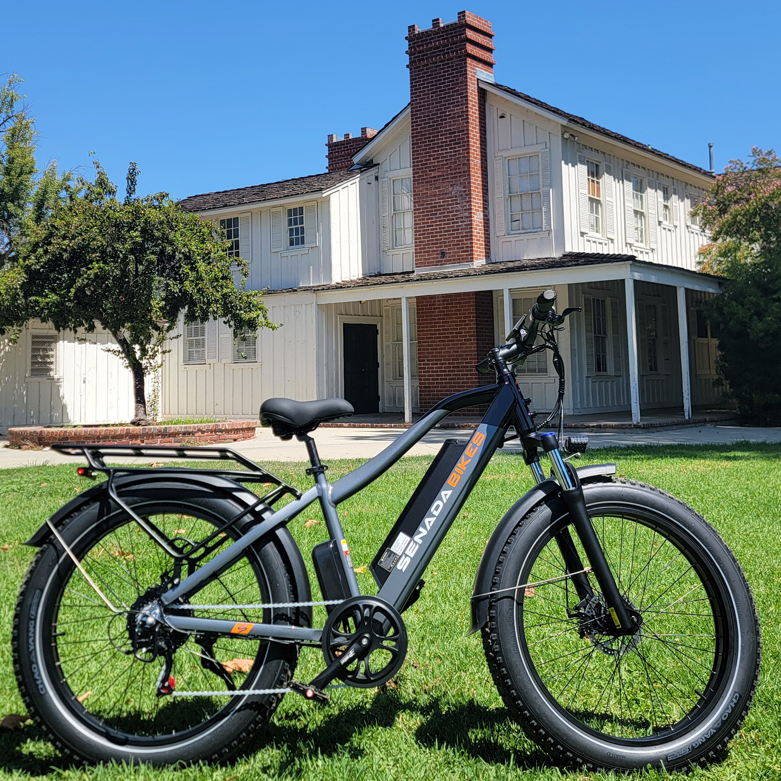SENADA 26" Fat Tire Electric Bike for Adults, 1000W Peak Mountain Electric Bicycle 30MPH 65Miles Range, Ebike for Adult with 48V 17.5AH Battery, Colorful LCD Display & 7 Speed