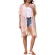 thumbnail image 2 of INSPIRAR CHIC Cárdigan de playa de punto ligero con flecos para mujeres, abierto por delante, color M Beige, 2 of 6