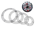 thumbnail image 3 of CNKOO Hoop DIY Christmas Wire Wreath Frame Wall Hanging For Wedding Valentines, 3 of 4