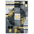 thumbnail image 4 of United Weavers Drachma Attica Modern Abstract Runner Rug, Yellow, 2'7" x 7'4", 4 of 5