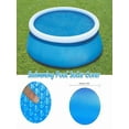 thumbnail image 4 of Wrjufa Round Pool Cover Protector 8ft Foot Above Ground Blue Protection Swimming Pool As show, 4 of 7