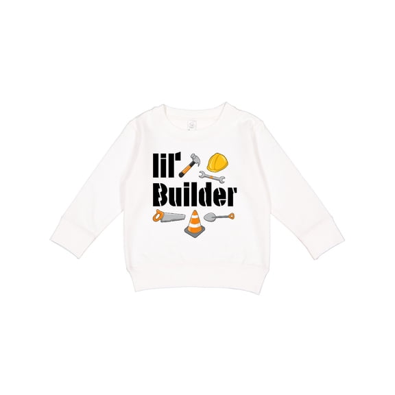 Inktastic Lil Builder Future Construction Worker Toddler Sweatshirt