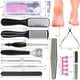 thumbnail image 2 of Kit de pedicura 20 en 1, juego de herramientas de pedicura profesional, limas de pie de acero inoxidable, removedor de callos, raspador de pies, removedor de piel muerta, pedicura, kits de spa para m Namotu CZMR-SY44-1, 2 of 6