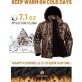 thumbnail image 4 of NEW VIEW Insulated Hunting Jacket for Men Cold Weather, Warm Camo Hunting Jackets with Hood, Water Resistant Hunting Clothes, 4 of 5