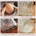 thumbnail image 5 of 24 OZ/4PCS Clear Glass Spice Jars with Bamboo Lids,Vintage Wide Mouth Canning Jars Sets for Kitchen Canisters, Sugar, Flour, Candy, Tea, Coffee Beans, Oats, Grain Bin, 5 of 6
