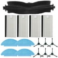 thumbnail image 1 of Parts Kit for Tikom L9000, Robot Vacuum Cleaner Main Brush Side Brush Filter Pad A, 1 of 8