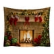thumbnail image 1 of Tapiz de Navidad Árbol de Navidad Tela de Papá Noel Tela de pared Calcetines de Navidad Regalo de Navidad Tapiz colgante de pared oso de fresa  Hogar, 1 of 4
