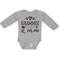 thumbnail image 3 of Inktastic Grammie Loves Me Arrow Childs Boys or Girls Long Sleeve Baby Bodysuit, 3 of 5