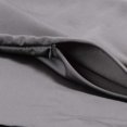 thumbnail image 4 of Funda de almohada de 2 piezas gris oscuro-gris personalizada (40*80cm*2) paquete de par tipo cremallera, 4 of 4