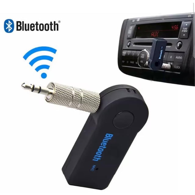 Kit de 2 Emisor Y Receptor De Audio Bluetooth Entrada Auxiliar 3.5mm, Adaptador De Sonido