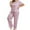 Pink, variant on SwiftWear Women’s Plus Size Pajamas Soft Heart-Print Pajama Set with Comfy Fit for Summer Sleep & Lounging – Ideal Gift for Her