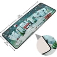 thumbnail image 2 of Dreamtimes Cartoon Winter Snowman Hallway Runner Rug 2'x6' Kitchen Rug with Rubber Backing Christmas Snow Non Slip Entryway Rug Runner Washable Soft Area Rug for Hallway Bedroom Kitchen Decor, 2 of 6