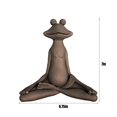thumbnail image 2 of Estatua De Rana De Buda, Estatua De Rana, Pose Relajada, Decoración Conmemorativa Para El Hogar, Decoración De Meditación, Decoración De Yoga, 2 of 6