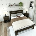 thumbnail image 4 of Plank+Beam Farmhouse Queen Bed with Plank Headboard, Solid Wood Platform Bed, 4 of 6