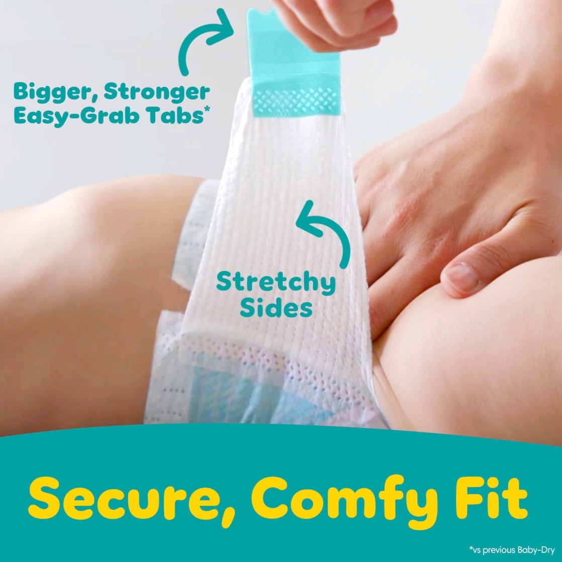 Baby Dry Diapers Size 5, 24 Count (Select for More Options)