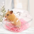 thumbnail image 3 of Bañera de hámster Baño de hámster para mascotas seguro a prueba de fugas completamente transparente para pequeños animales / S / Afortunado Sencillez, 3 of 5