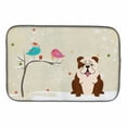 thumbnail image 3 of Christmas Presents between Friends English Bulldog Red Dish Drying Mat, 3 of 7