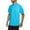 Blue, variant on Mens UPF 50+ Short Sleeve Swim Shirt - Rash Guard for Surfing/Hiking/Workout, Quick-Dry Sun Protection