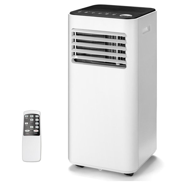 Giantex Climatiseur Portable 8000 BTU, Unité de Refroidissement AC Multifonctionnelle 3-en-1, Refroidit les Pièces jusqu'à 250 Pieds Carrés