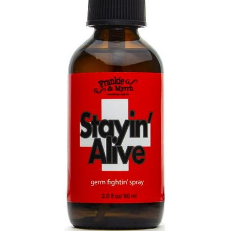 Stayin Alive | Anti-Microbial Spray | Germ Fighting Cinnamon, Clove Essential Oil Sanitizing Thieves Blend Mist