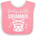 thumbnail image 3 of Inktastic Daddys Little Drummer Childs Music Boys or Girls Baby Bib, 3 of 4