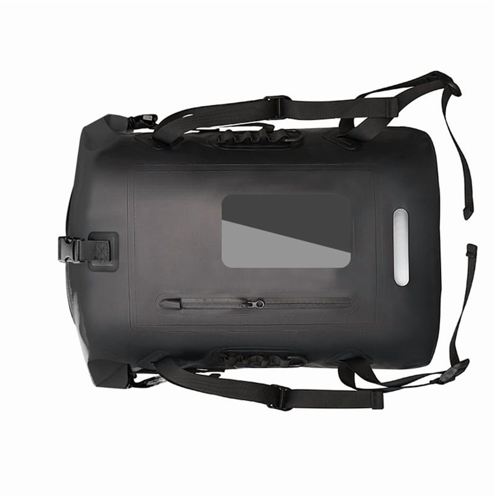 30L Waterproof Dry Bag Fishing Backpack Drift Swimming River Trekking Shoulder Bait Fishing Bucket Kayak Bag Black,1 x Fishing Backpack,Black
