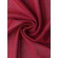 thumbnail image 6 of INSPIRE CHIC Women's Sheer Mesh Bolero Shrugs 3/4 Sleeve Lightweight Cropped Cardigan Wine Red M, 6 of 7